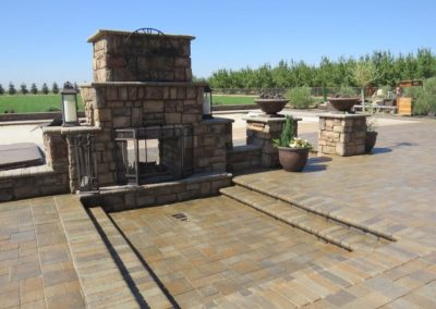 this is a picture of outdoor fireplace in Elk Grove, CA